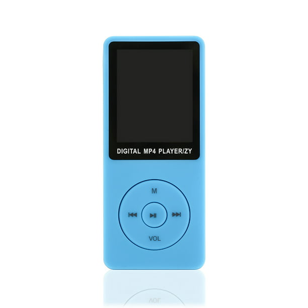 Reproductor de MP3, reproductor de música MP3 de 64 GB con Bluetooth,  reproductor de música digital portátil de 1.8 pulgadas con grabación de  voz, FM
