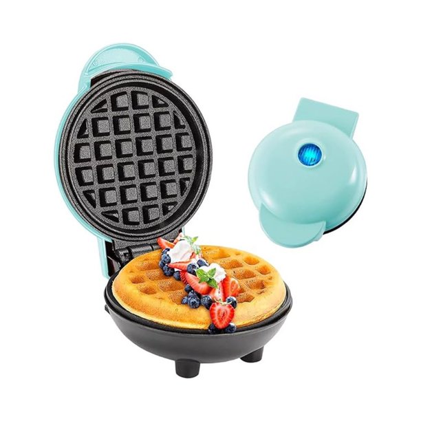 Mini Waflera Para Hacer Waffles Doble Cara Antiadherente Con