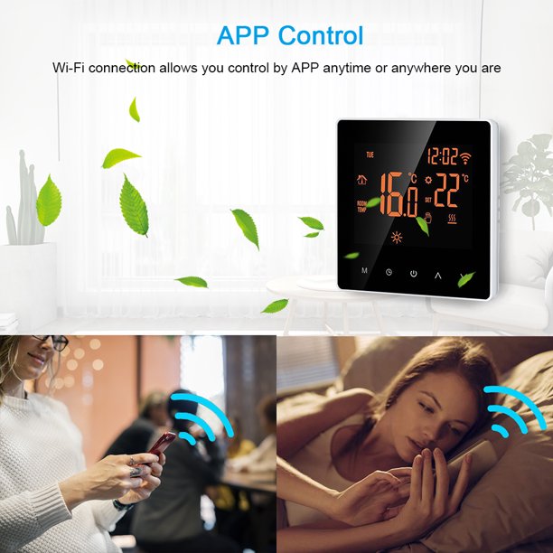 Termostato Inteligente Wifi Controlador De Temperatura Eléctrico