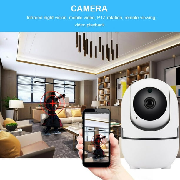 Cámara De Vigilancia Cámara interior Video móvil Smart Home para el hogar  Sala de estar Dormitorio (enchufe de EE. UU.) Likrtyny Para estrenar
