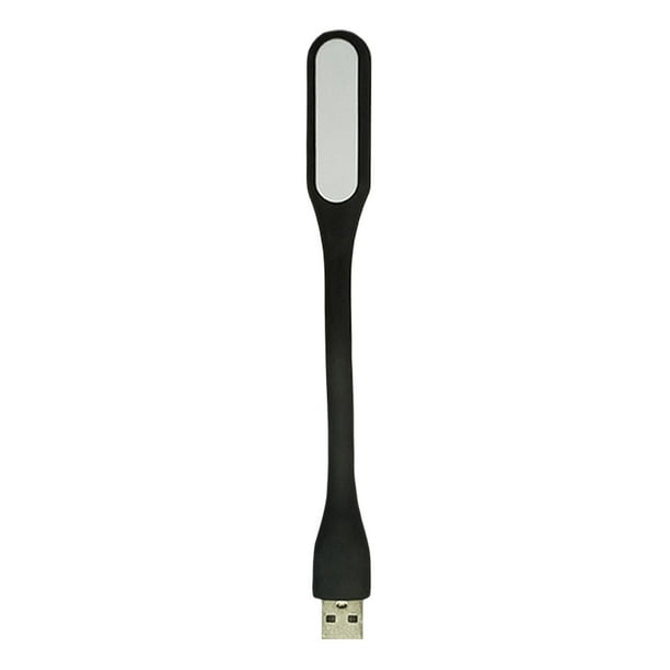 Lampara flexible USB para ordenador portatil, luz LED para Lectura COLOR  NEGRO