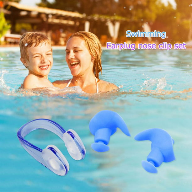 Tapones para los oídos de natación Tapones para los oídos de natación de  silicona suave juego de pin FLhrweasw Nuevo