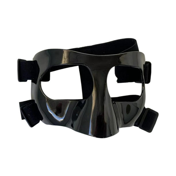Máscara de baloncesto Máscara de protección facial Correa elástica Máscara  de protección duradera Protector Hombres Mujeres Sunnimix protector de nariz  de baloncesto