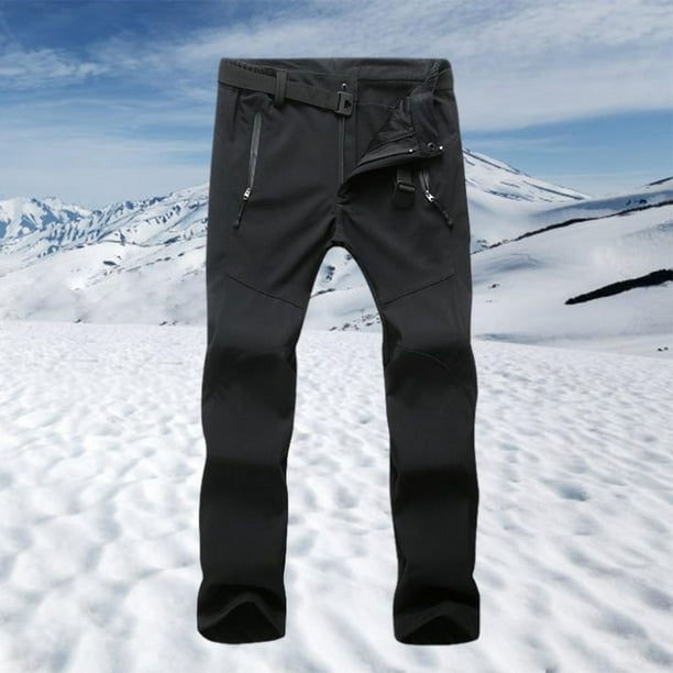 Pantalones de esquí para mujer, Pantalones Mujer, Negro
