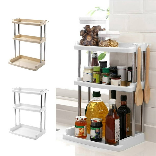 Organizador Estante de Almacenamiento para Cocina Gabinete Decorativo Baño  Casa