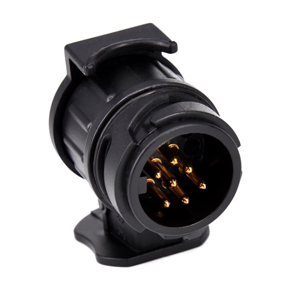 Adaptador De Remolque De 13 A 7 Pines 12v Negro