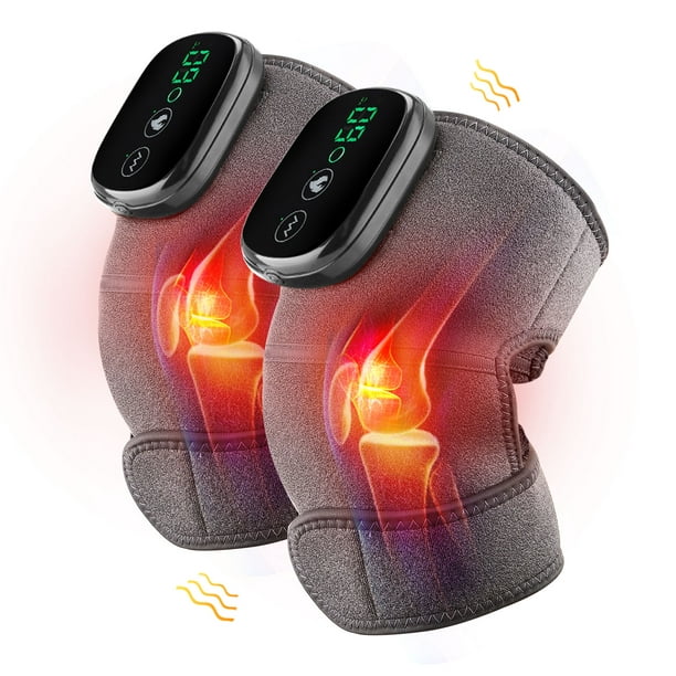 Heating Knee Braces For Arthritis Thermal Hot Compress Physiotherapy  Rehabilitation Massager Relieve Arthritis Pain Kneead Pads