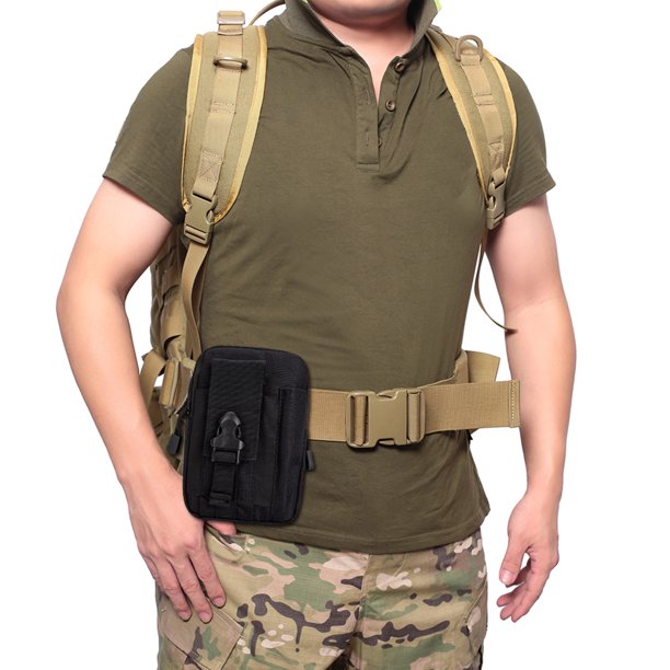 Riñonera Táctica Molle Pouch Belt Bolsa Militar para Cinturón Bolso de  Teléfono