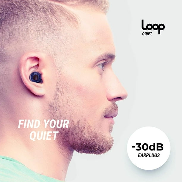 Tapones para los oídos Loop Quiet para reducción de ruido: protección  auditiva súper suave y reutilizable en silicona flexible para dormir