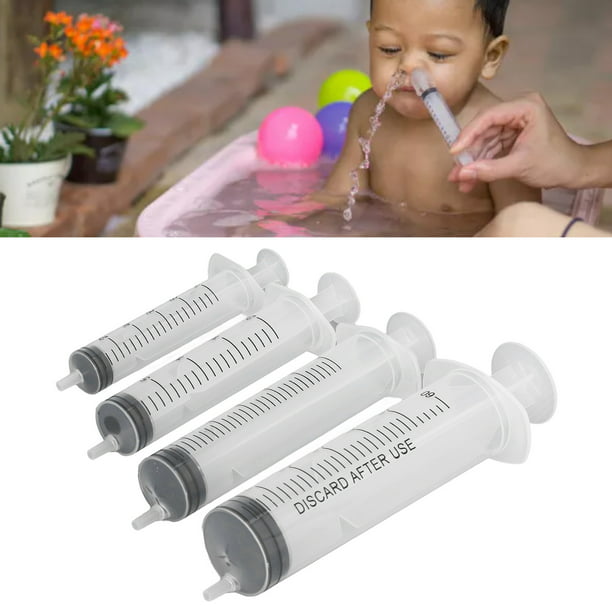 Jeringa nasal bebé [x4] - Mosca bebé + punta de silicona reutilizable + 2  puntas de pipeta de suero fisiológico + kit de cuidados del bebé +  irrigador para aspirador nasal bebé : : Bebé