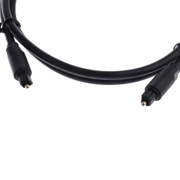 Cable Fibra Óptica De Audio 1M Negro