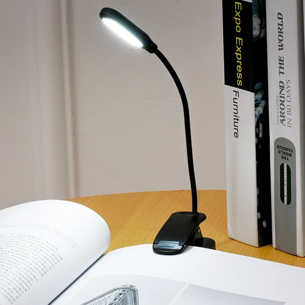 LÁMPARA DE LECTURA PARA LIBRO, Linterna con luz LED para leer en la cama