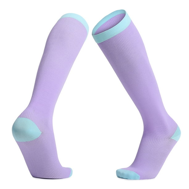 Calcetines deportivos lilas de mujer