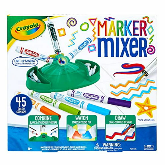 kit de arte crayola marker mixer set de marcadores lavables kit de manualidades para niños regalo para niños 6 años