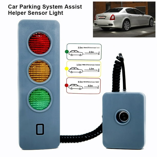 Inteprter Sensor de aparcamiento ABS de alta sensibilidad con apagado  automático y funcionamiento inalámbrico fácil operación garaje Electrónica