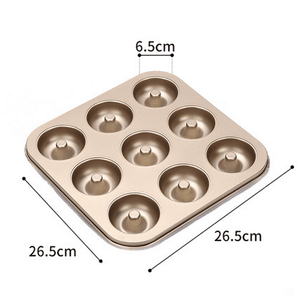  HEHALI Molde de silicona antiadherente para donas de 3 piezas,  molde para donas de bagel para hornear en espacio libre, la bandeja mide 10  x 7 pulgadas : Hogar y Cocina