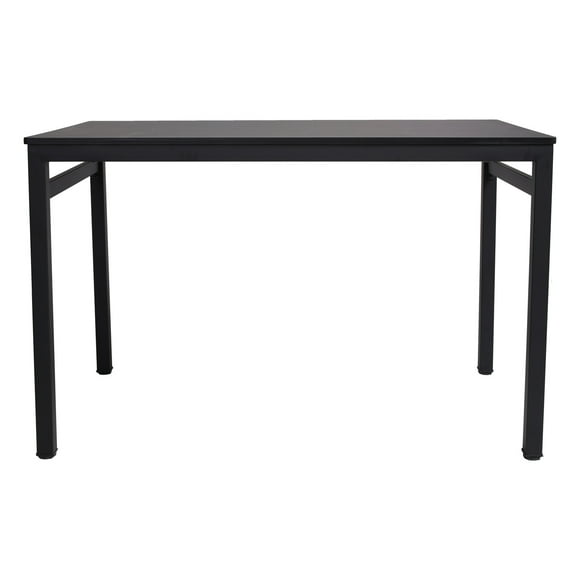 mesa de comedor rectangular de 120x60cm  para 46 personas negro color homemake furniture moderno minimalista