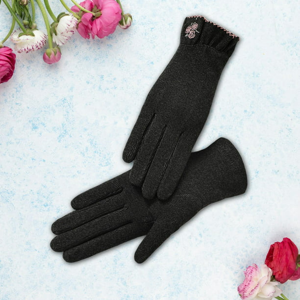 BUCSDG 4 pares de guantes para mujer, para clima frío, mejorados, para  pantalla táctil, antideslizantes, suaves, elásticos, térmicos, guantes de