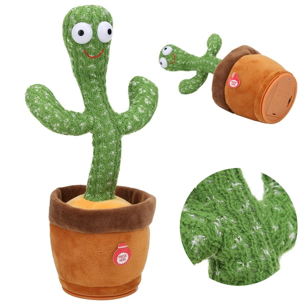 Juguete de cactus para bebé, juguetes de cactus bailando, juguete