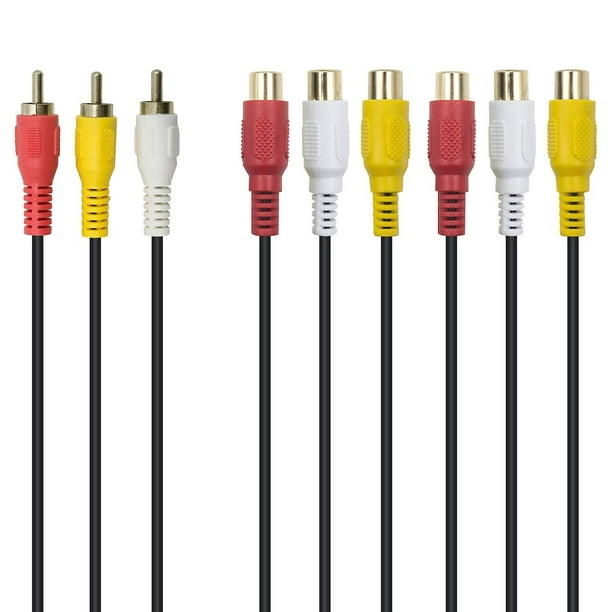 Cable RCA Macho-Hembra 3m BIWOND > Informatica > Cables y Conectores >  Cables Audio/Video