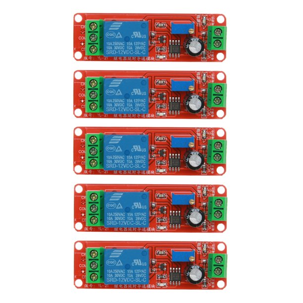 TEMPORIZADOR AJUSTABLE 0 A 10 SEGUNDOS DC 12V CHIP NE555