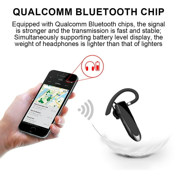 Audífonos Bluetooth Auricular Bluetooth 24Hrs Tiempo de conversación  Teléfonos