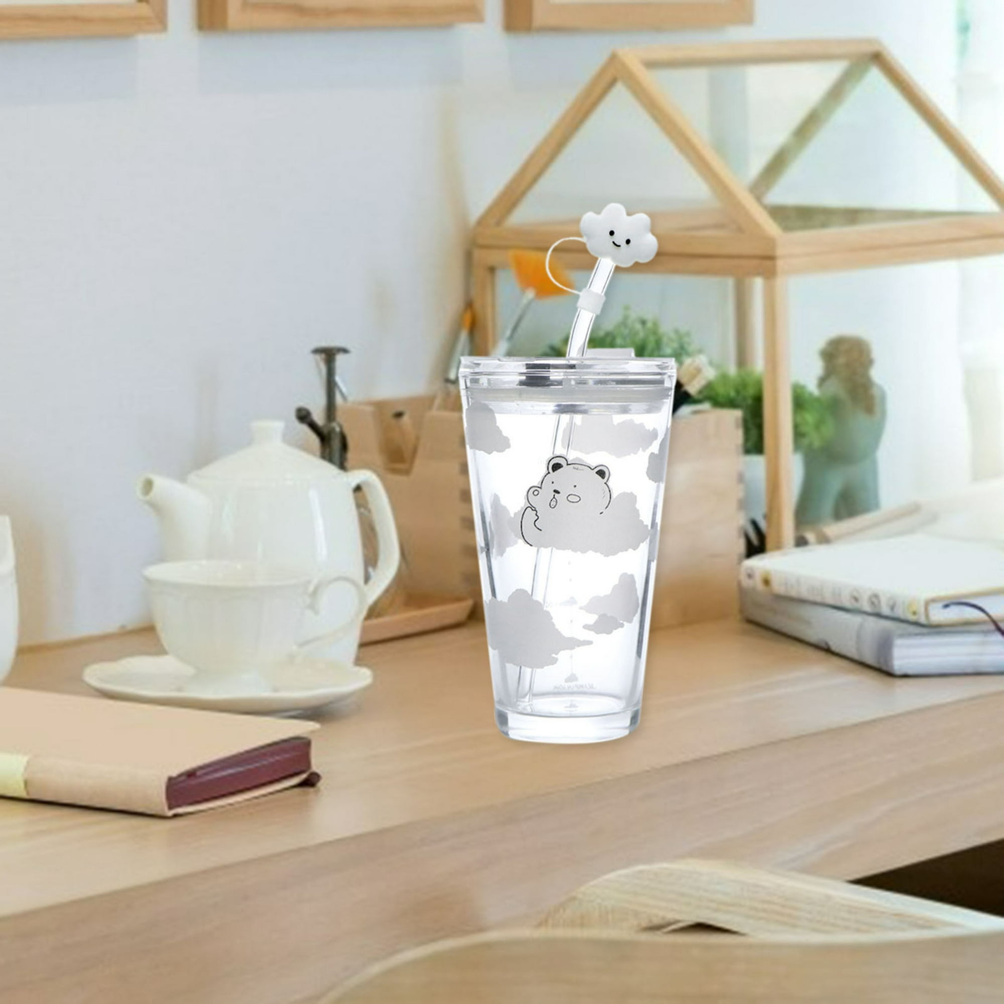 BNUNWISH Tazas de café de vidrio de doble pared de 10 onzas, juego de 4  tazas de té transparentes ai…Ver más BNUNWISH Tazas de café de vidrio de  doble