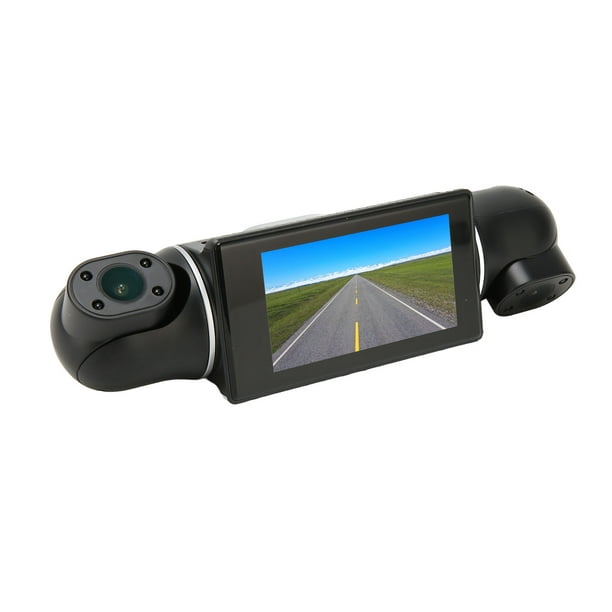 Coche Dash Cam rotación de 360 grados Auto encendido o apagado 4 canal  cámara pantalla de 3 pulgadas para accidente