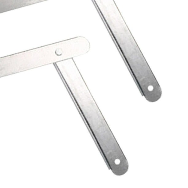 Escalera de tijera de aleación de aluminio, taburetes plegables, pedal  ancho portátil plegable, taburete de 3 escalones para , escaleras kusrkot  Escalera plegable