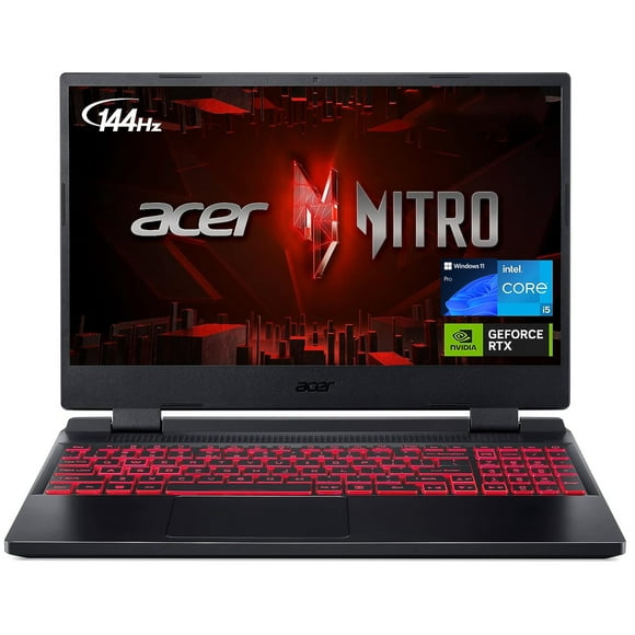 acer nitro 5 gaming laptop 156 12th gen core i512500h geforce rtx 3050 ti 16gb ram 512gb pcie 40
