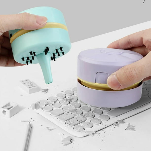 Aspirador de escritorio portátil de mano con barredora de migas de mesa