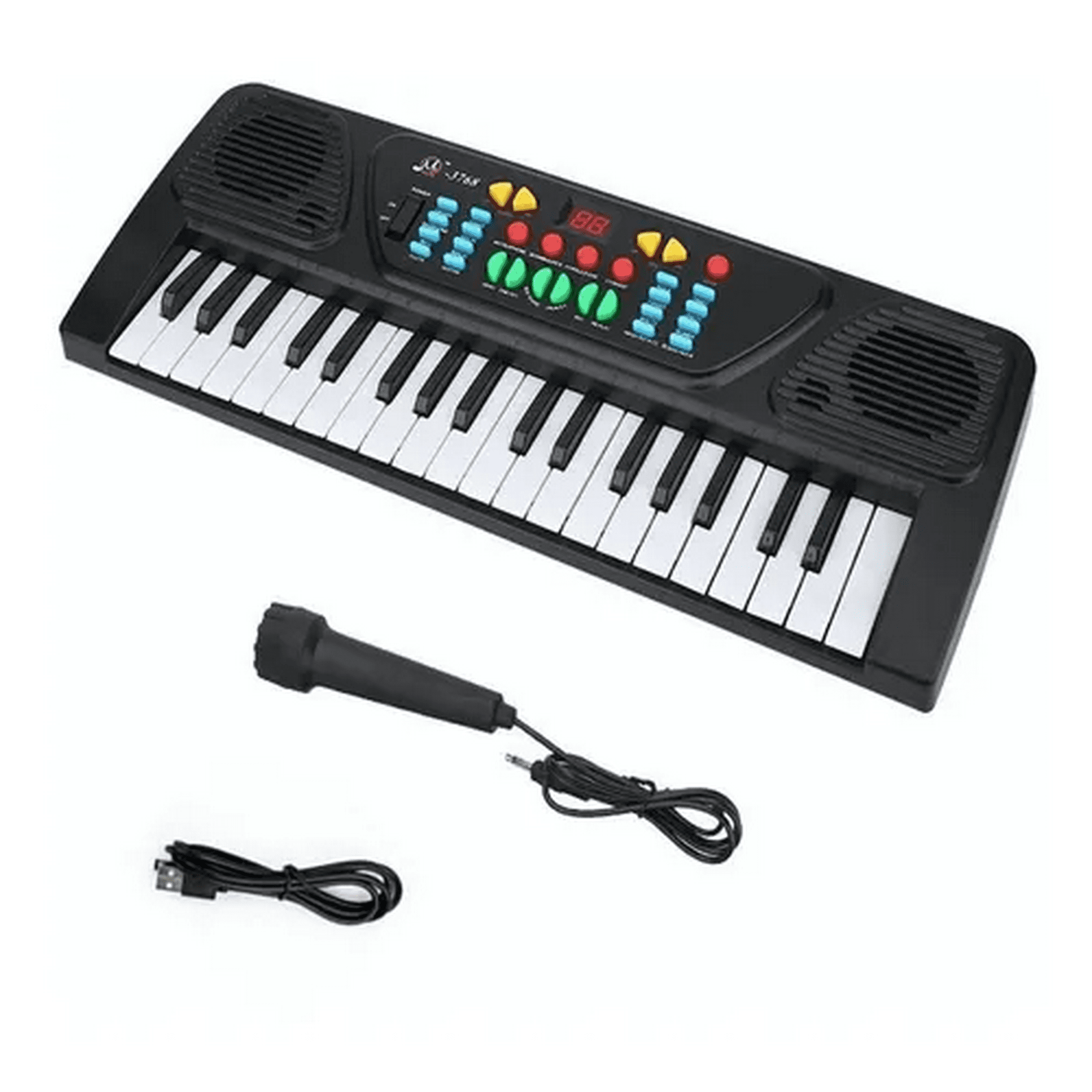 Mini Piano Eléctrico POGOLAB De 37 Teclas Con 200 Sonidos Y 200 Ritmos, Portátil Y Con Función MIDI, Ideal Para Niños Principiantes