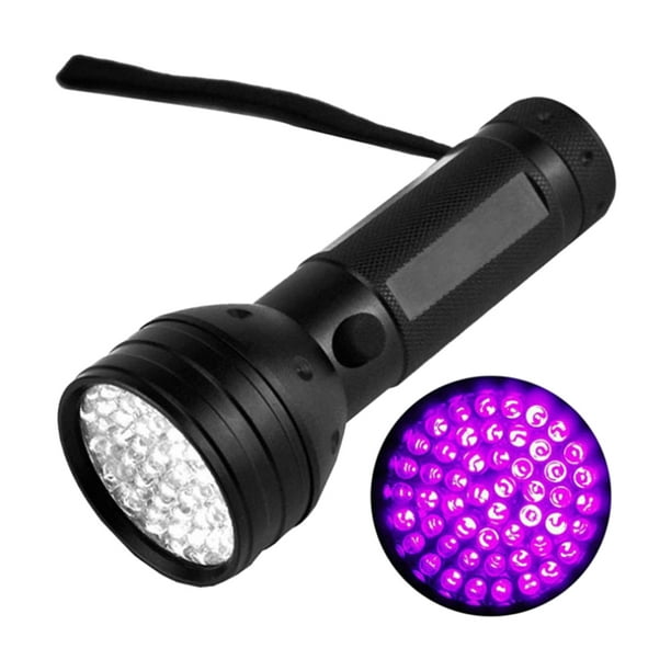 Luz De La Antorcha Linterna de luz negra UV superbrillante 519LED Detector  ultravioleta para manchas Likrtyny Para estrenar