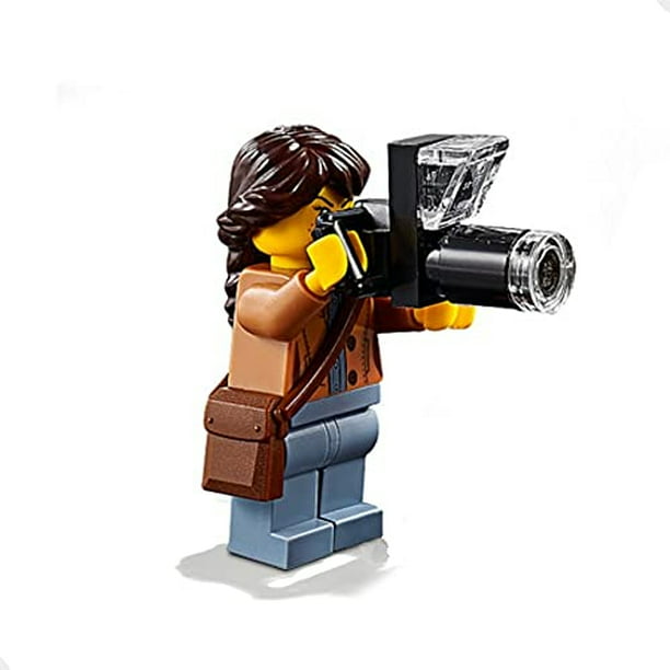 Minifigura LEGO Outdoor: Fotógrafo de la naturaleza (Mujer con cámara de  lente larga) 6020 LEGO LEGO