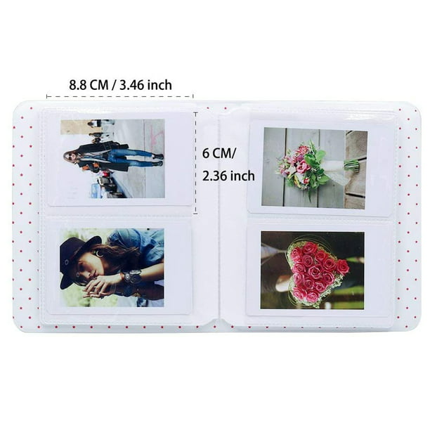 Álbum de fotos libro 3 pulgadas 108 bolsillos cámara fotográfica para  Fujifilm Instax mini 12