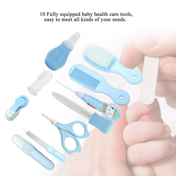 Kit Higiene Bebé Recién Nacido Set Cuidado Salud Aseo 10 Piezas