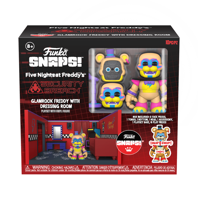 FIGURA FUNKO FNAF Snap: RR- Playset Freddy's Room Funko SNAP | Walmart ...