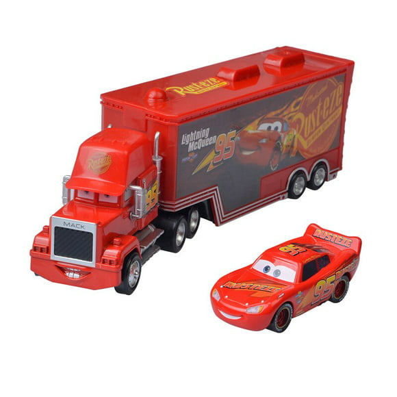 disney pixar cars 3 lightning mcqueen mack uncle truck metal diecast colección modelo coche juguetes para regalo de cumpleaños de niños gao jinjia led