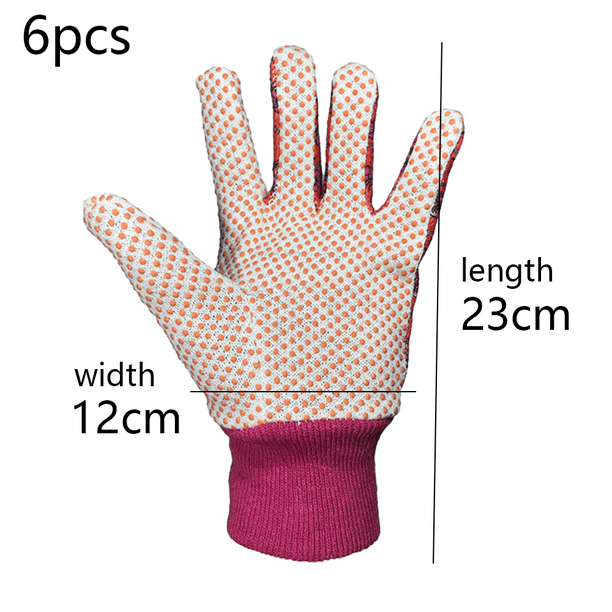 Guantes de jardín para mujer, 3 pares de guantes de jardín de punto con  estampado floral, guantes de trabajo para mujer Adepaton CPB-US-DYP741-2