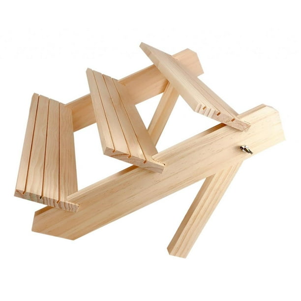 Organizador de joyas Soporte para collares / Madera rústica