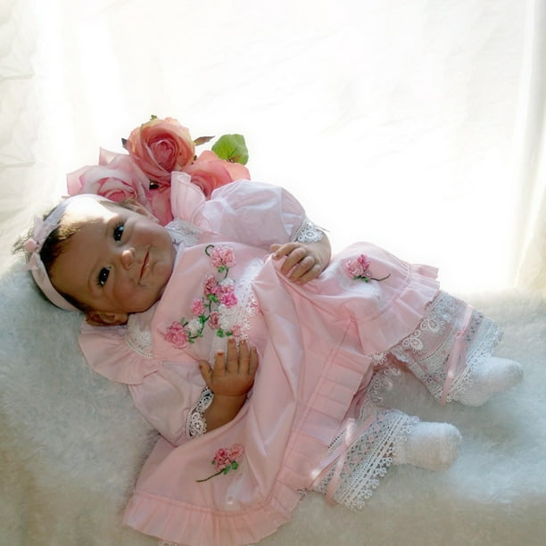 Muñecas Baby Doll Piel 3D Muñeca Realista Tmvgtek con Kit de Alimentación  Cuerpo Completo 55cm