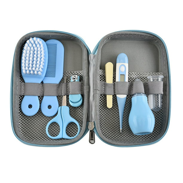 MKNZOME - Kit de aseo para bebé, 10 piezas, kit portátil de cuidado del  bebé con estuche de almacenamiento, kit de cuidado de la salud, cepillo y