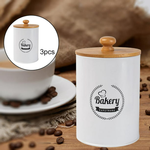 Bote de café de seguimiento de fecha de 1500 ml con válvu para preservar de  los alimentos herméticas Baoblaze Bote de café hermético