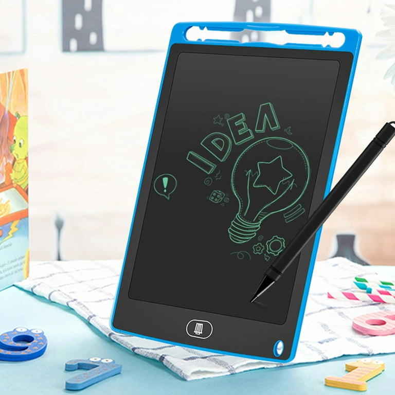 Tableta de escritura LCD digital de 8,5 pulgadas Bloc de dibujo ultrafino con bolígrafo (azul) Ndcxsfigh