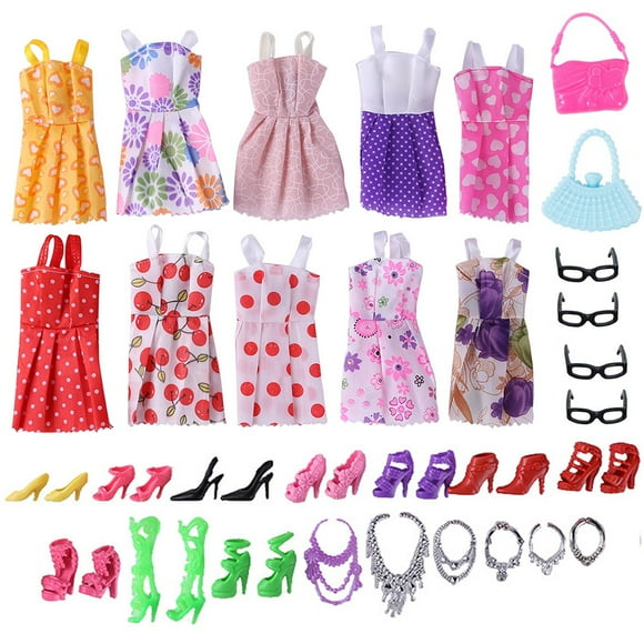 conjunto ropa para muñecas accesorios color aleatorio vestido para niñas accesorios regalo 32 uds