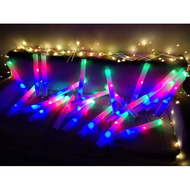 Palos de espuma ligera Glow Party Led  Iluminación de escenario Led Stick  - Alien 20/60 piezas 48cm - Aliexpress