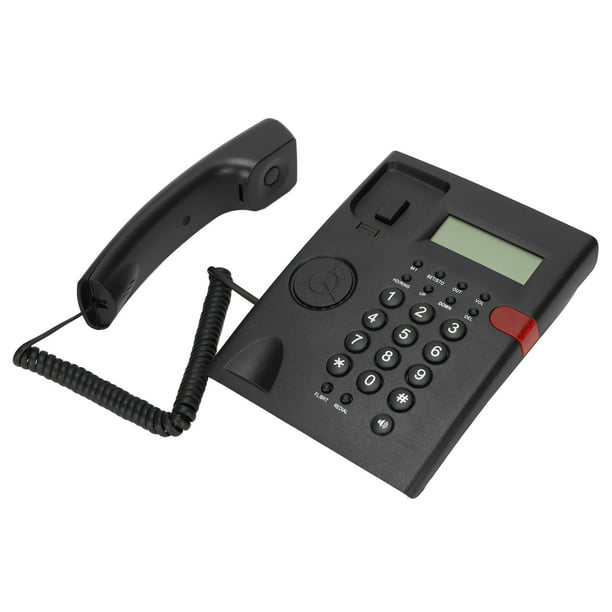 Teléfono fijo, K010A‑1 Teléfono de escritorio con cable Teléfono de  escritorio Teléfono con cable de escritorio Funcionalidad inteligente