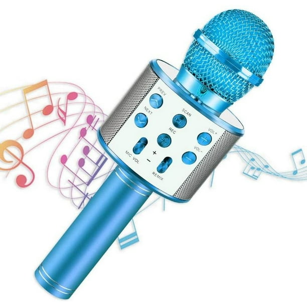M37 - Micrófono de karaoke Bluetooth inalámbrico - Micrófono Bluetooth  inalámbrico - Micrófono inalámbrico Karaoke - Micrófono para niños -  Micrófono