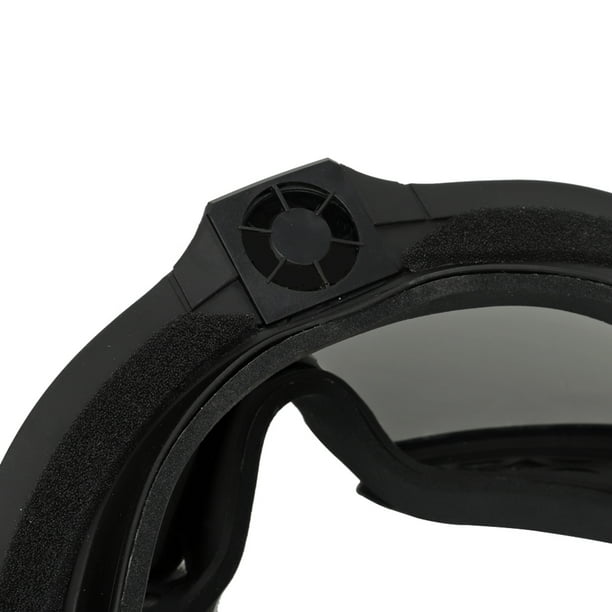 Airsoft-Gafas de Paintball para motocicleta, lentes transparentes con  microventilador, resistentes a los arañazos, gafas de