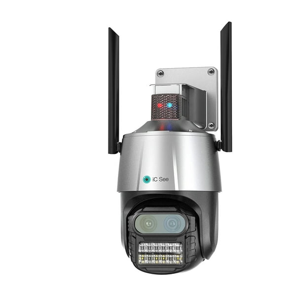 Cámaras de vigilancia de seguridad Full HD 1080P actualizadas para  exteriores, impermeable, inalámbrica, PTZ, con visión nocturna, IP WiFi,  cámara de